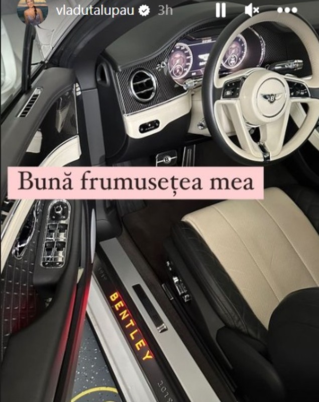 Ce mașină de lux și-a cumpărat Vlăduța Lupău. Costă aproximativ 300.000 de euro