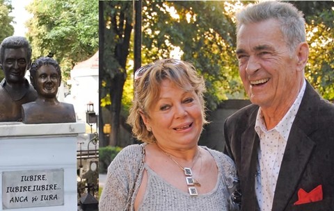 Sora Ancăi Pandrea, în scaun cu rotile la cimitir. Parcă sunt gemene, nimeni nu a știut cât de bine seamănă. Imaginile durerii din ziua marelui adio. Mulți au uitat-o, dar cine e singura vedetă care a venit la înmormântare