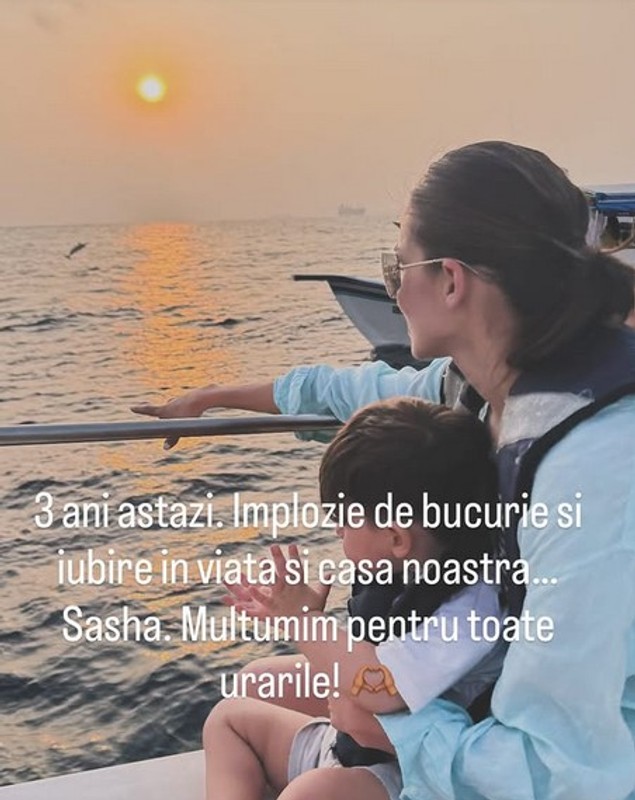 Sasha, fiul lui Theo Rose și al lui Anghel Damian, a împlinit 3 ani. Ce tort spectaculos a avut la petrecere
