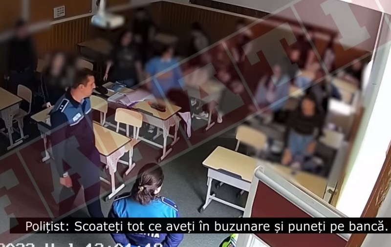 Elevi percheziționați de Poliție pentru obiecte periculoase într-o școală din Ilfov. Părinții au reclamat comportamentul agenților. Ce spune Poliția