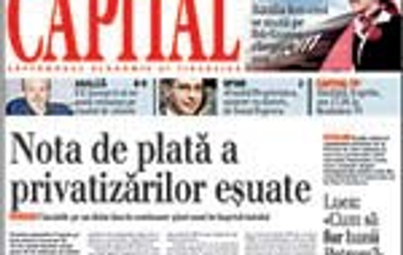 Nota de plata a privatizarilor esuate