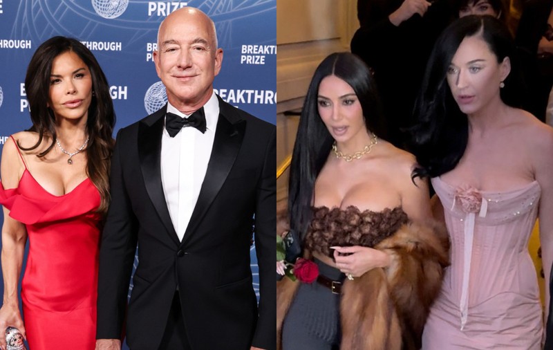 Cum au apărut Kim Kardashian și Katy Perry la petrecerea lui Lauren Sanchez înainte de nuntă. Aceasta se căsătorește cu Jeff Bezos în curând