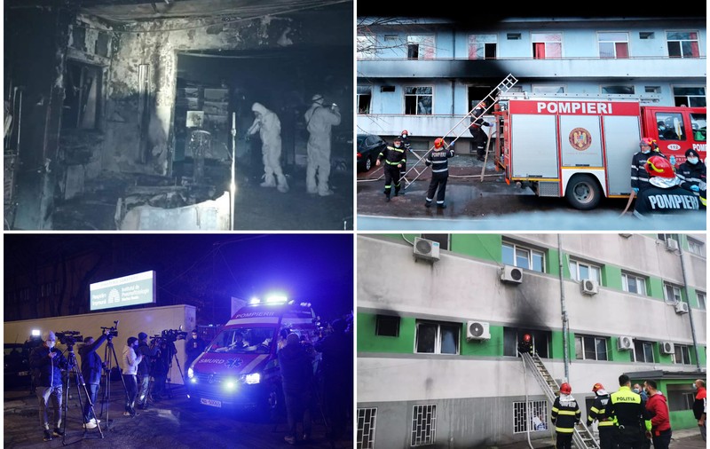 12 incendii la spitalele din România, în mai puțin de un an. Zeci de decese