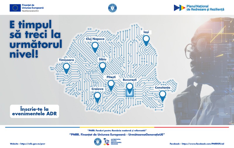 Încep evenimentele regionale organizate de ADR pentru promovarea proiectului „Competențe în tehnologii avansate pentru IMM-uri”