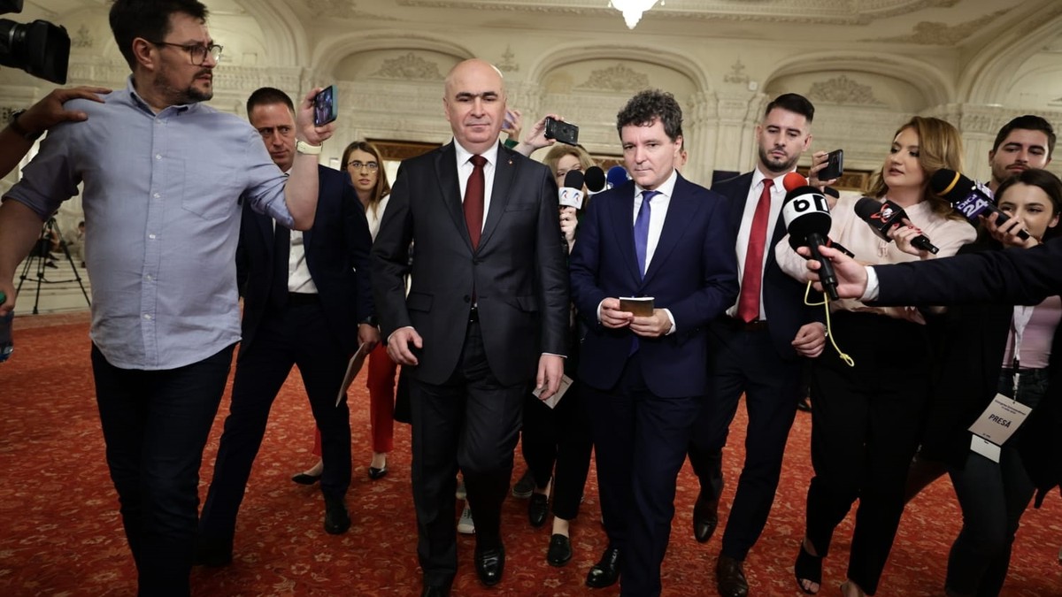 Ilie Bolojan și Nicușor Dan la Congresul PNL din iulie 2025 FOTO Vlad Chirea