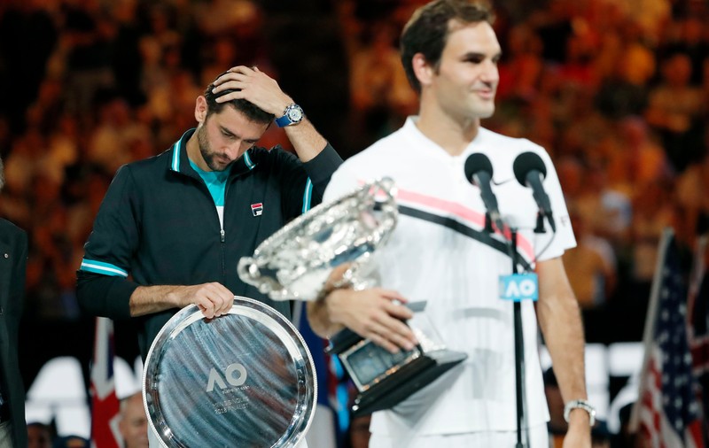 Roger Federer - Marin Cilic, în finala Openului Australiei 2018. Elvețianul, titul 20 de Mare Șlem!
