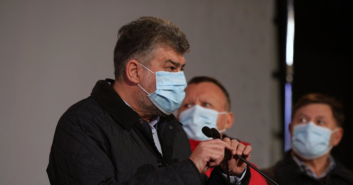 Marcel Ciolacu, la sediul PSD FOTO: Vlad Chirea