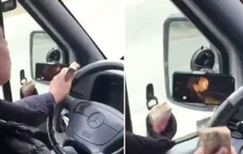 Live-ul pe Facebook în timpul condusului va fi sancționat cu suspendarea permisului de conducere; Proiect depus în Parlament