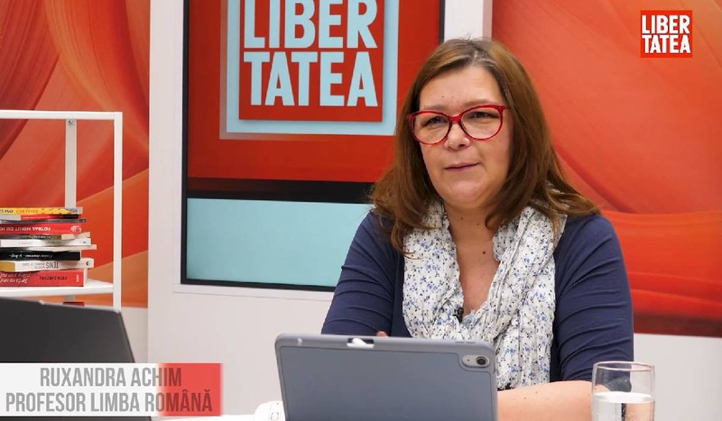 Ruxandra Achim este profesoară de Limba română la Colegiul Național „I.L.Caragiale” din București. Foto: Libertatea