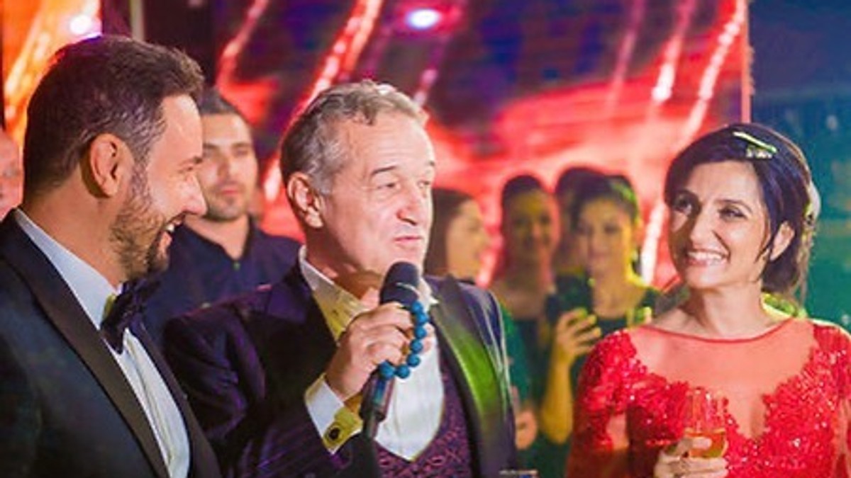 Gigi Becali a făcut spectacol la nunta fiicei lui Foto: Facebook.com / Cătălin Măruță