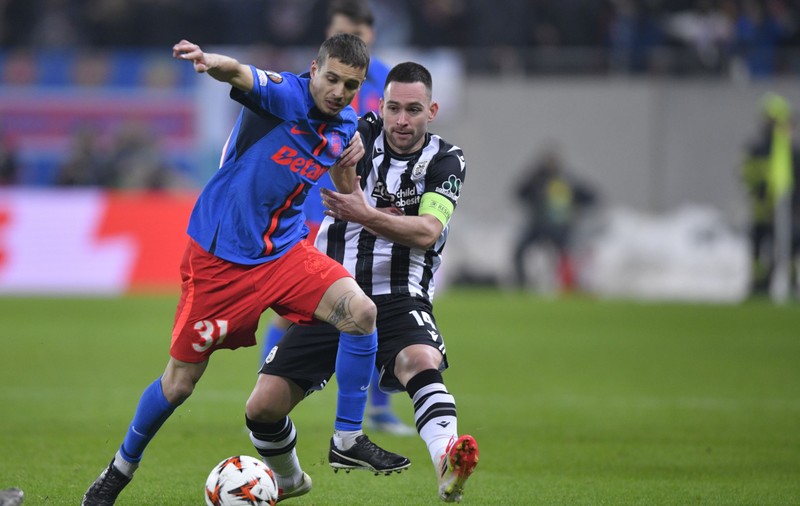 FCSB s-a calificat în „optimile” Europa League după o nouă victorie cu PAOK Salonic