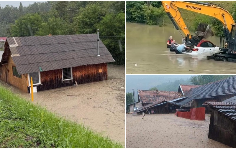 Cod roșu de inundații în zonele deja lovite de furtuni. Hidrologii anunță viituri pe râuri din Dâmbovița și Prahova în următoarele 24 de ore