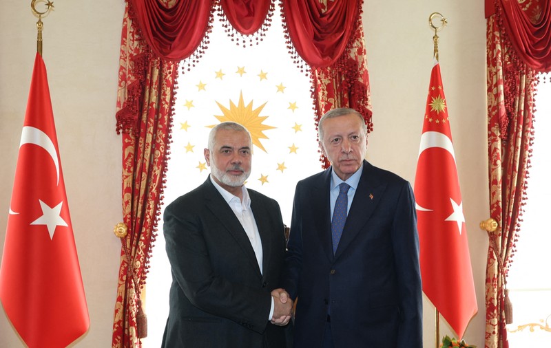 Liderul Hamas s-a întâlnit în Turcia cu Erdogan, care le-a transmis palestinienilor că „este vital să acționeze în unitate”