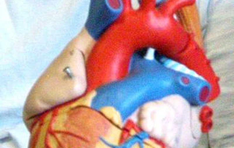 Are cinci spline şi o gaură în inima care îi bate la spate