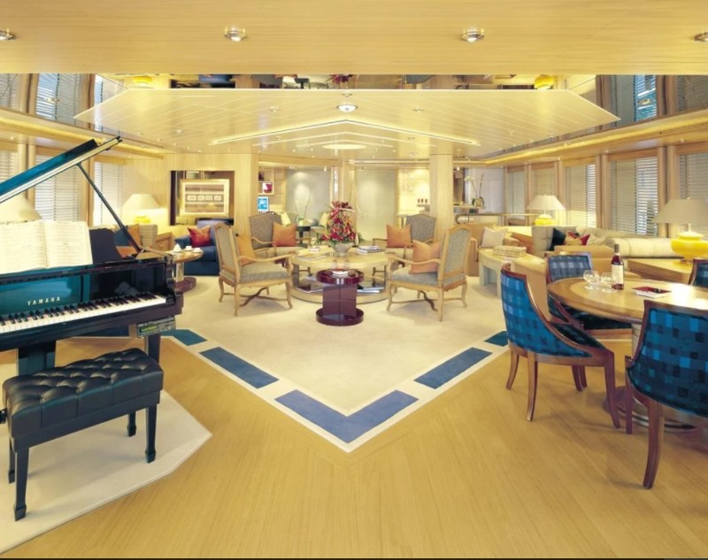 Interiorul iahtului Foto: Superyachtfan