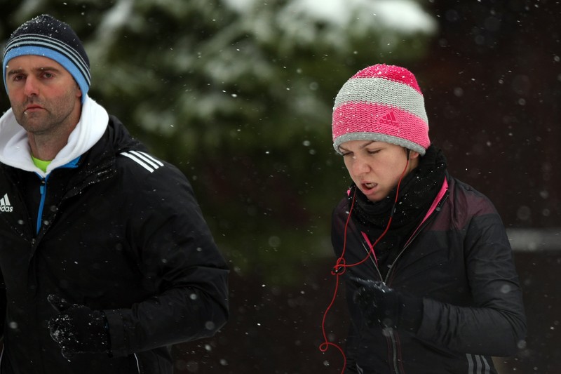 Simona Halep și Alex Ioniță, care ar putea să-i fie antrenor în 2015 (Foto: Alex Dobre)
