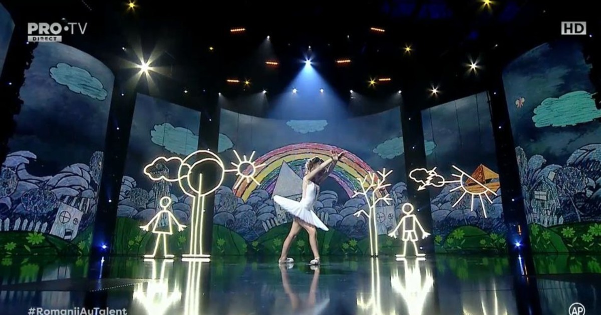 Ema Stoian, micuța dansatoare care a primit Golden Buzz de la Andra la Românii au atelnt, a impresionat în finală. "În orice zi a anului poți să-mi scrii o dorință și o să ți-o îndeplinesc" | FOTO