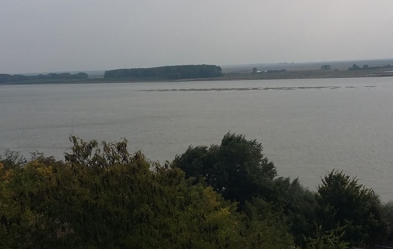 Au reapărut insulele din nisip în mijlocul Dunării
