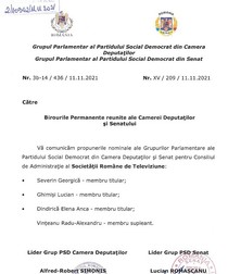 Propunerile făcute de PSD pentru Consiliul de Administrație al TVR