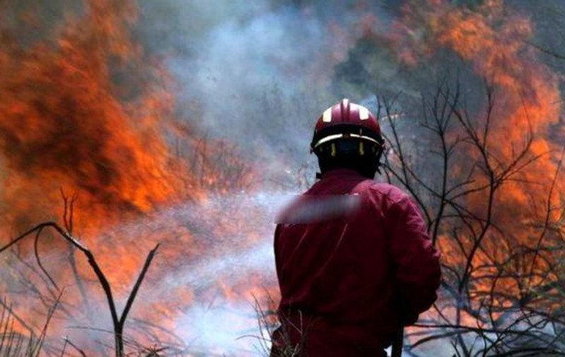 Cod roșu de risc de incendii de pădure în Grecia