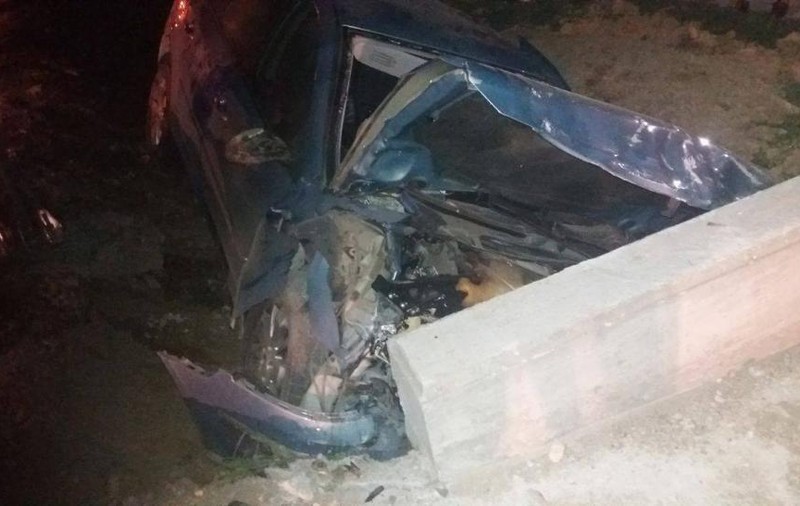 Nicolae Guță jr, accident grav în Gorj. A intrat cu mașina într-un cap de pod