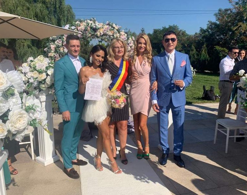 Nasrin Ameri, prezentatoarea de la Antena Stars, s-a căsătorit civil. Nașa Valentina Pelinel a atras toate privirile
