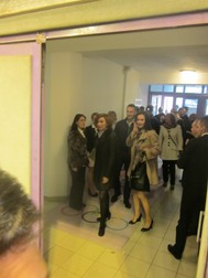 Carmen Iohannis a venit la meci cu prietenele