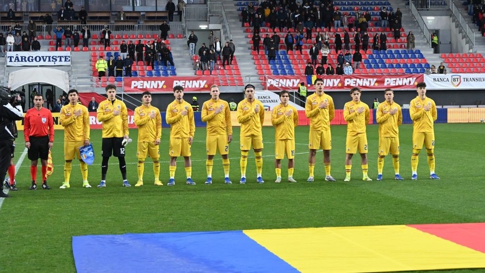 România U21 joacă la Târgoviște împotriva naționalei din Finlanda | Foto: Profimedia Images
