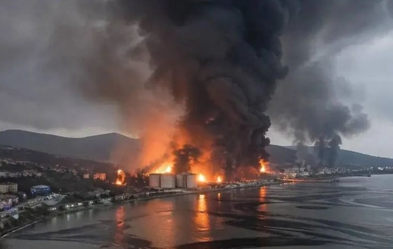 Loviturile ale dronelor ucrainene asupra rafinăriilor de petrol din Afipsk și Tuapse, precum și asupra unor obiective din Orsk (regiunea Orenburg) și Perm