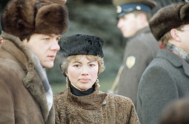 Irina, fiica lui Mihail Gorbaciov, în 1987. Foto: Profimedia