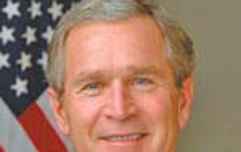 Bush a gafat si de Ziua Americii