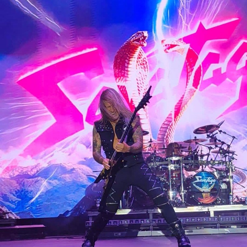 Chris Caffery, chitaristul formației Savatage. Foto: arhiva personală
