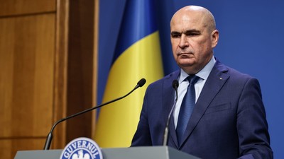 Ilie Bolojan la finalul unei ședințe de Guvern FOTO Vlad Chirea