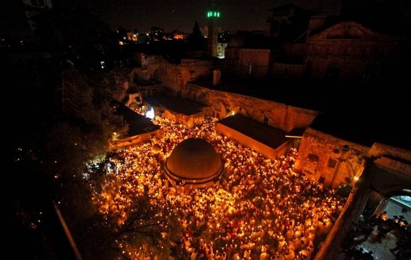 Lumina Sfântă, un miracol al Ortodoxiei. Tu știi ce se întâmplă în ziua de Înviere la Ierusalim?