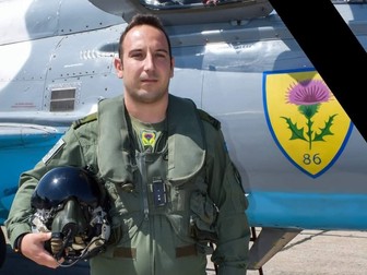 Căpitanul Costinel Iosif Niță, pilotul avionului MiG-21 LanceR prăbuşit pe 2 martie. Foto: MApN