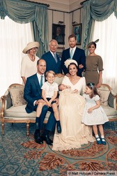 Fotografia oficială de la botezul prințul Louis