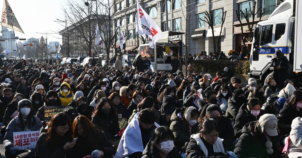 protestatari in seul