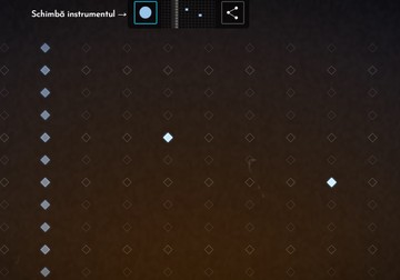 Captură din jocul muzical dedicat lui Oskar Fischinger
