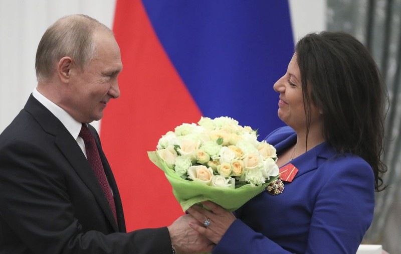 Prezentatoarea preferată a lui Vladimir Putin a vorbit la televiziunea rusă despre „un război civil în Ucraina”