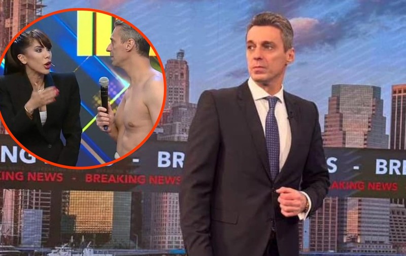 Mircea Badea s-a dezbrăcat în emisiunea lui Denise Rifai. Prezentatorul a apărut la bustul gol la TV