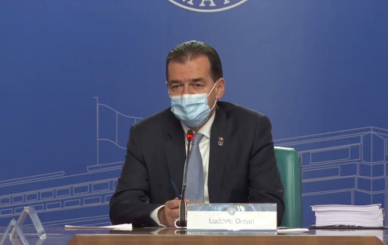 Ludovic Orban, despre măsurile ce vor intra în vigoare în Bucureşti. Masca devine obligatorie în toate spaţiile, iar cursurile vor fi online