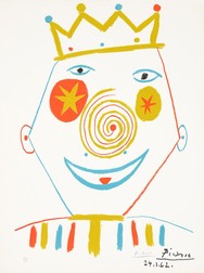 pablo-picasso-lithograph-le-clown-the-clown-1962-for-sale