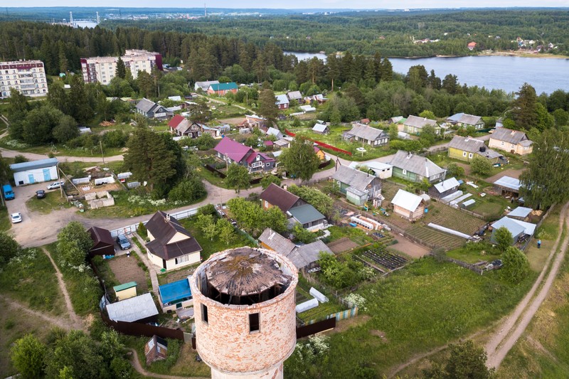 Satul Nikolsky pe râul Svir, din Carelia