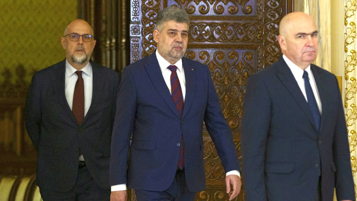 Marcel Ciolacu, Ilie Bolojan și Kelemen Hunor