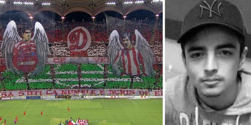 El e Adrian Matei, suporterul dinamovist ucis mișelește pe stradă