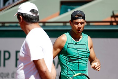 Rafael Nadal, alături de Toni Nadal
