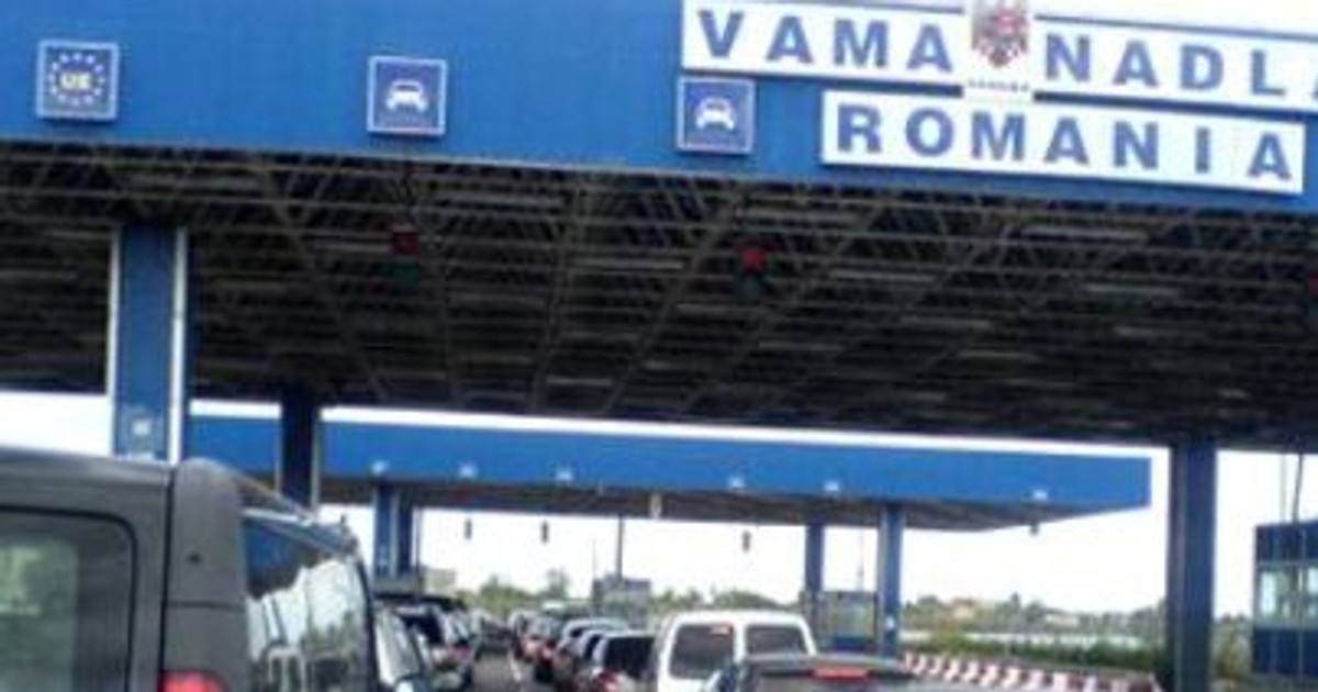 Cozi imense în vama Nadlac II. Se așteaptă o oră și jumătate