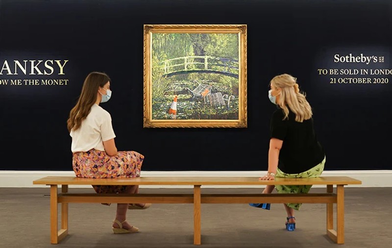 Un tablou de Banksy, scos la licitație pentru 5.450.000 de euro. Care este cea mai scumpă lucrare a artistului stradal