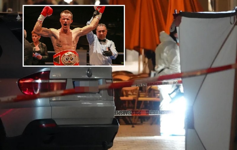 Un fost boxer profesionist, campion european, executat cu 16 gloanțe pe stradă, în Germania. Primul suspect a fost prins în Belgia