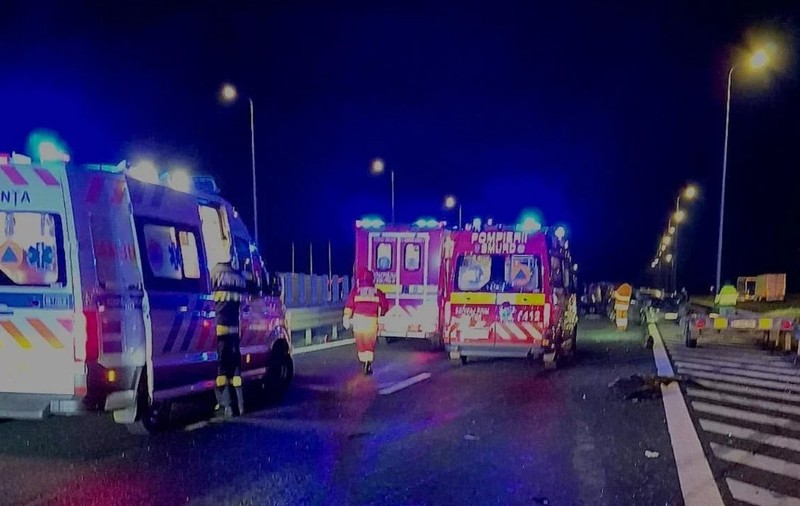 Accident pe A1 în Arad cu cinci mașini